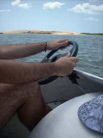 Pedalinho na Lagoa de Tatajuba