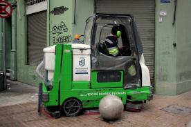 Máquina de limpeza de ruas - Santiago