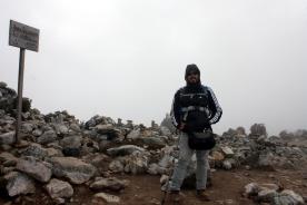Eu no topo - Trilha Salkantay - Machu Picchu