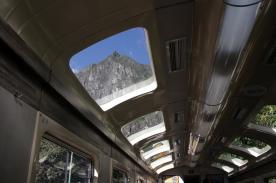 Teto do trem - Trilha Salkantay - Machu Picchu