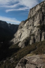 Vista da trilha para cachoeira Yosemite superior